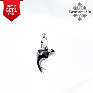 Orca Pandora Charm Gold - Etsy