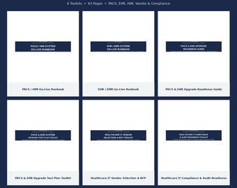 Spezialpaket für das rankenwesen — PACS EHR Bildgebungs-PM-Toolkit | Bearbeitbares Wort .docx