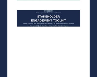 Toolkit zur Einbindung von Anspruchsgruppen — IT-Stakeholder-Mangement im Gesundheitswesen | Bearbeitbares Wort .docx