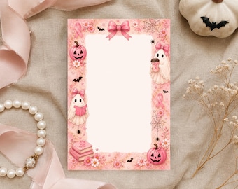 Breast Cancer Awareness Ghost Notepad