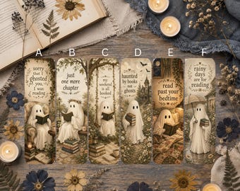 Cozy Ghost Bookmark