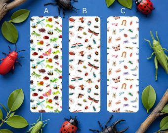 Insect Bookmarks: Nature Lover Gift, Garden Bug Reading Accessories