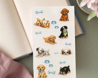 Puppy Sticker Sheet
