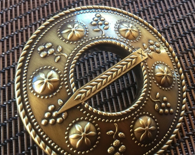 Sakta Pin Latvian Brooch Sakta, Folk Costume Jewerly, Viking Etnic Old Pin ...