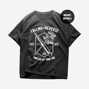 Falling In Reverse T-Shirt, Popular Monster Album Graphic Tee, Modern Metalcore Fan Gift