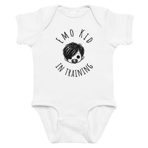 Emo Baby Bodysuit | Tiny Emo Club | Alternative Baby Clothes | Goth Baby Gift | Cute Baby Onesie