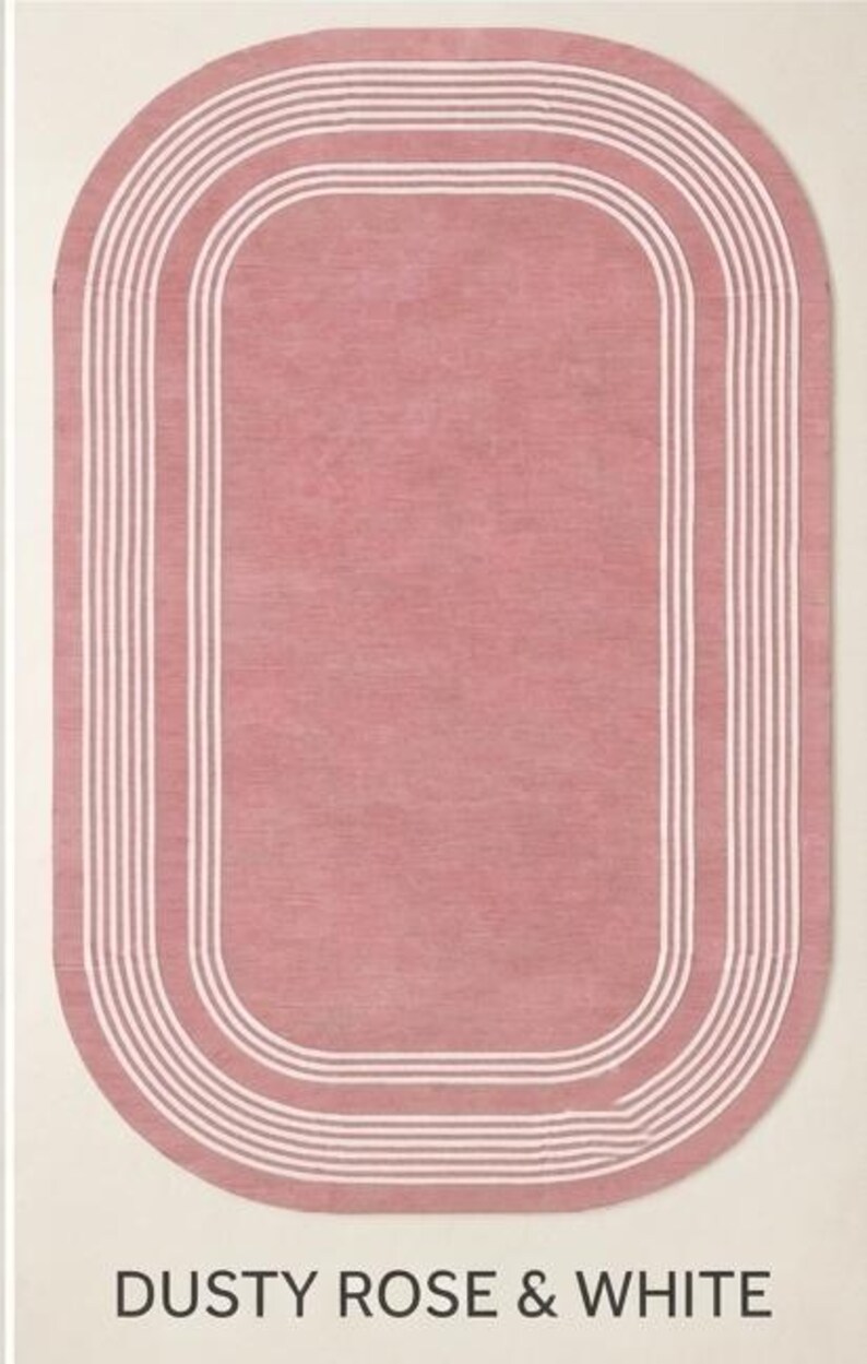 Solid Color Wool Rug, Modern Minimalist Area Carpet RUGORIA STUDIO - Etsy