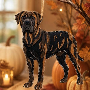 Nähvorlage für einen Cane Corso aus Filz | Vorlage für eine Hundefigur (PDF-Download)