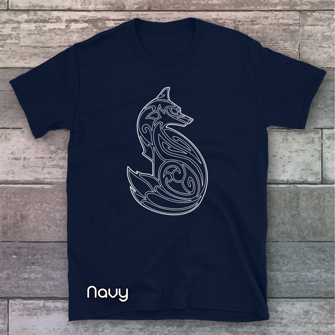 White Fox ShortSleeve Unisex TShirt Etsy