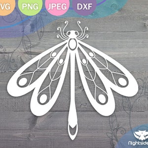 Dragonfly Cut Files for Cricut and Silhouette .svg .png .jpg, dxf
