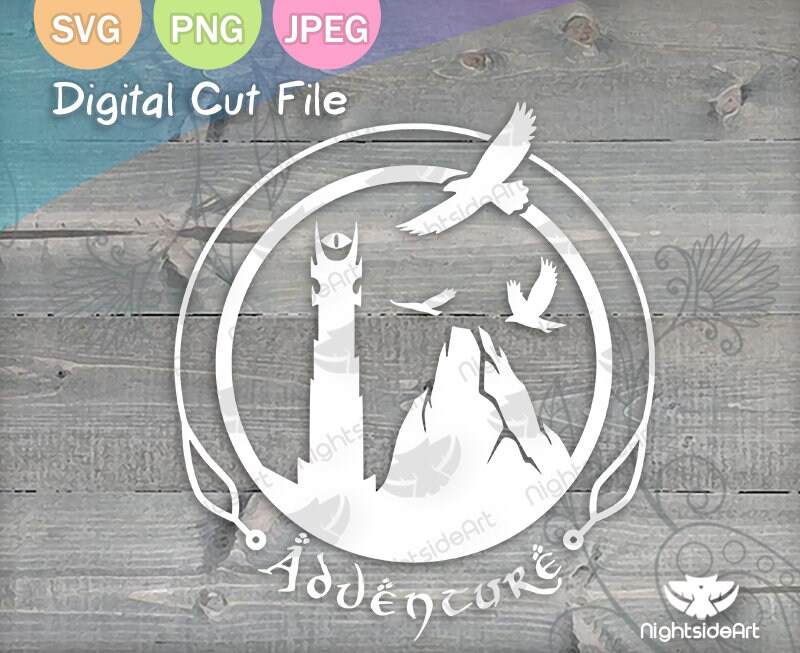 Lord Of The Rings Svg Sauron Svg Lotr Svg Sticker Gift Card Mask Tattoo  Sticker Art Design Logo SVG PNG JPG Clipart Vector Cut Cutting File