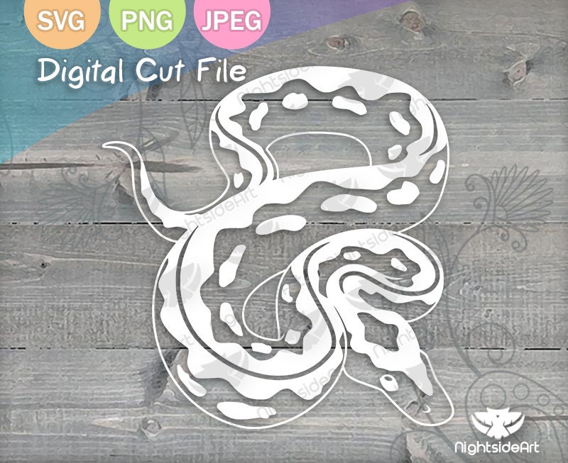 Ball Python Cut Files for Cricut and Silhouette - Etsy