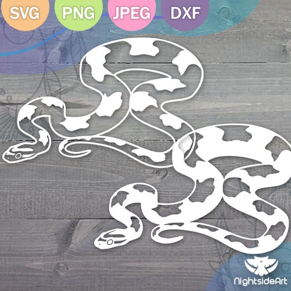 Corn Snake Cut Files for Cricut and Silhouette .svg .png .jpg .dxf