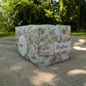 Pink Floral Diaper Bag Clutch