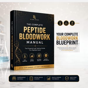 Peptide Bloodwork Guide, GLP-1 Lab Test Panel Checklist & Tracker, Semaglutide Tirzepatide BPC-157 IGF-1 Baseline Labs, Peptide Safety Pdf