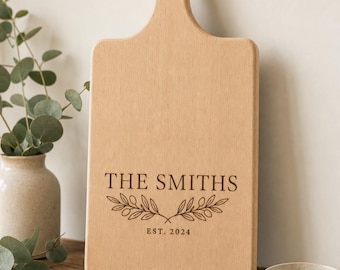 Engraved Personalised Beech Wooden Chopping Board / Housewarming, Weddings, Celebrations, Christmas, Gifts