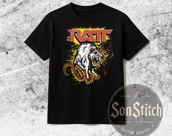 Ratt Dancing Undercover T-Shirt – 80s Glam Rock Heavy Metal Band Tee