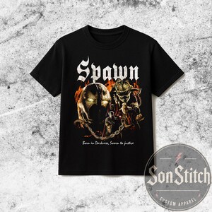 Spawn 90s Bootleg Comic T-Shirt, Todd McFarlane Retro Horror Graphic Tee