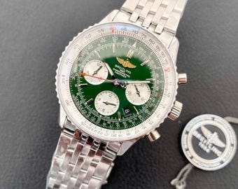 Luxury Vintage Breitling Navitimer B01 Blu - gift for her
