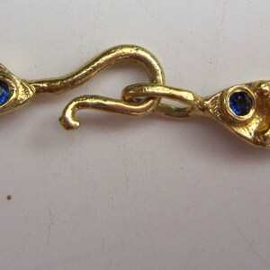 Sapphire bead necklace image 1