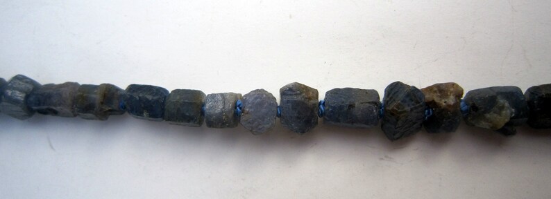 Sapphire bead necklace image 4