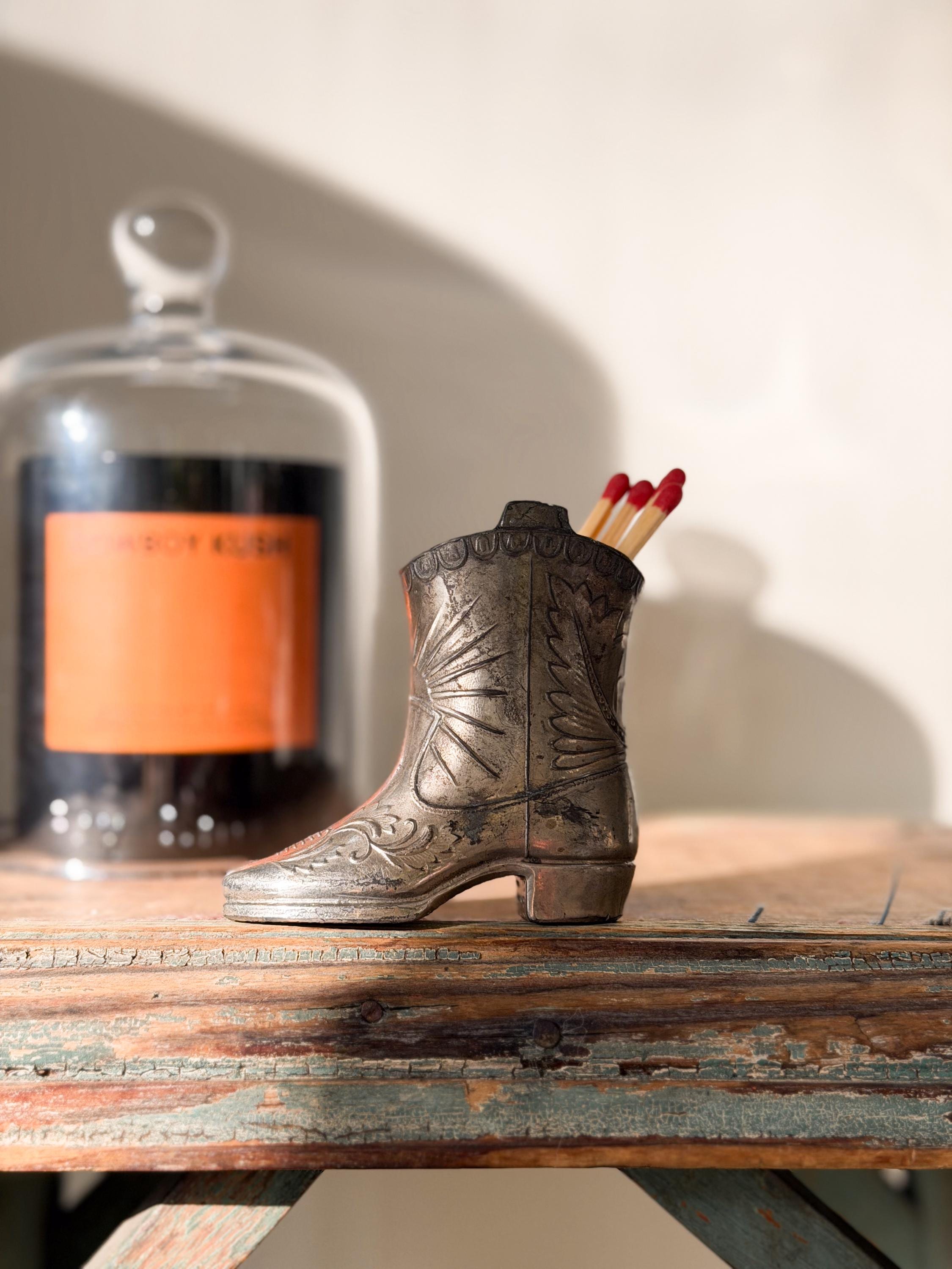 USA  ヴィンテージ　ブーツ　飾り物 Antique Vintage Cowboy Boot Ornaments - Etsy