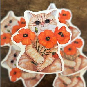 Mohnblumen Sticker
