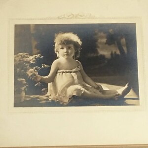 Donald Cameron Beidler Photo Sweetest Curls Angel Baby Vintage Photograph image 2