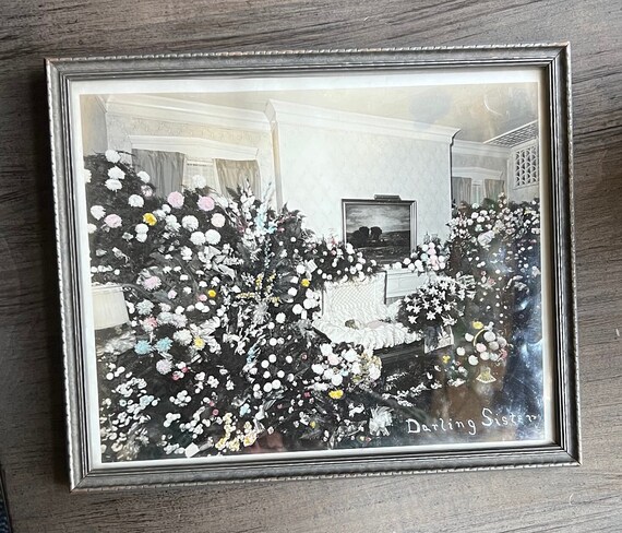 Darling Sister Mrs C D Dickerson in Casket Antique