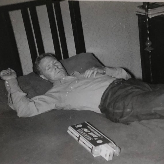 Man Lying on Bed With Carton of Cigarettes Vintage Photo Etsy Man Lying on Bed With Carton of Cigarettes Vintage Photo Etsy