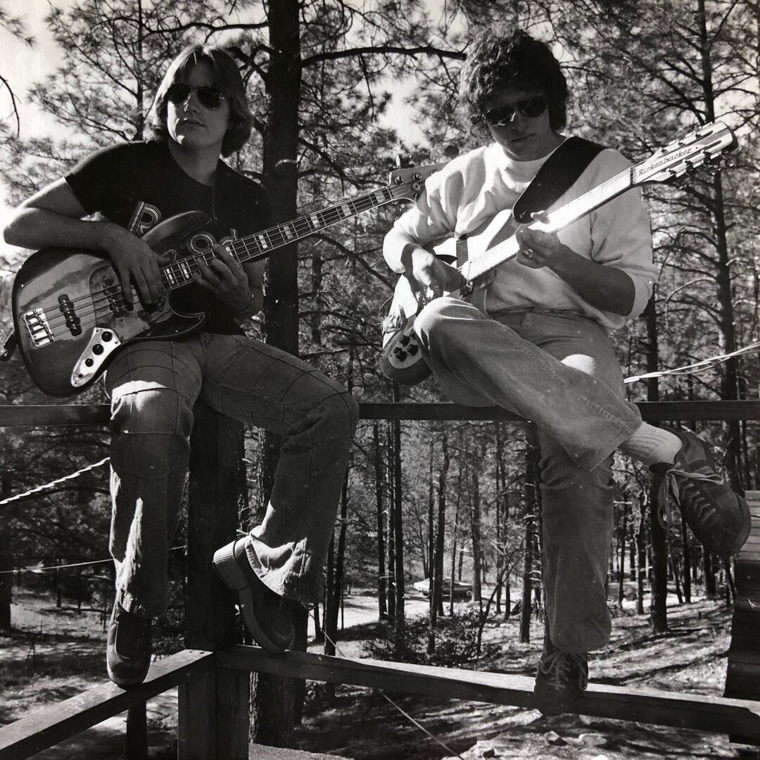 Hot 1970s Guitar Players Rockers Vintage Photo Rickenbacker Fender 4