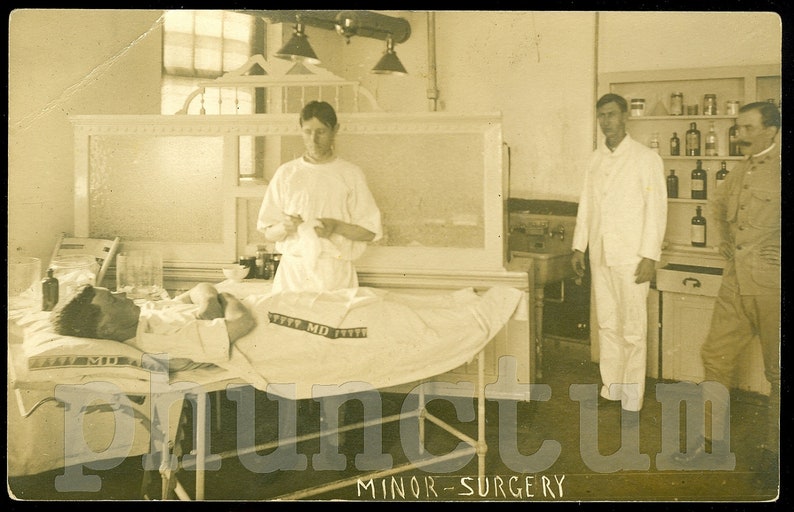 Minor Surgery Army Hospital Vintage RPPC Antique Real Photo | Etsy