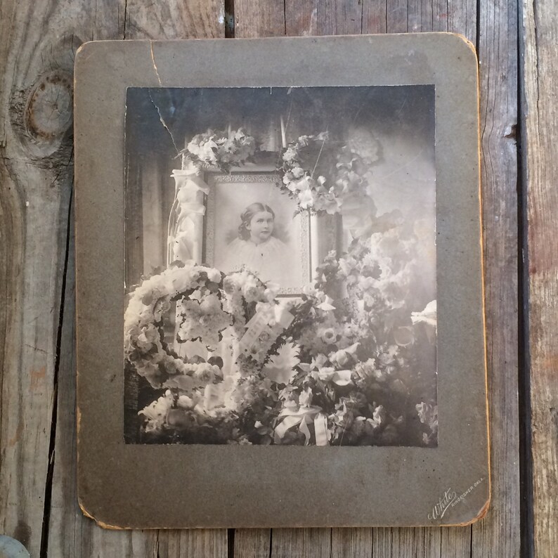 Memento Mori Funeral Photo Gladys Hockaday, Kingfisher, Oklahoma Etsy