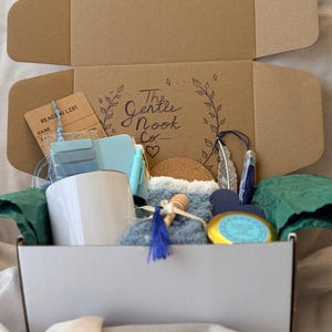Cozy Reading Gift Box, Book Lover Care Package, Reader Accessories Set