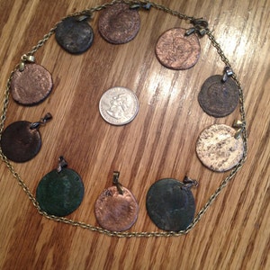 Actual ANCIENT ROMAN COIN Pendants