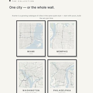 Miami map wall art — Listing image 07 — gallerywall