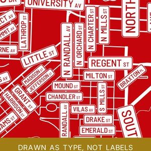 Madison map wall art — Listing image 06 — platecraft
