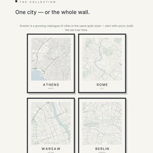 Athens map wall art — Listing image 07 — gallerywall