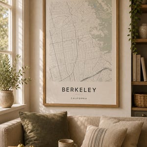 Berkeley map wall art — Listing image 05 — whatyouget