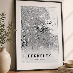Berkeley map wall art — Listing image 07 — gallerywall
