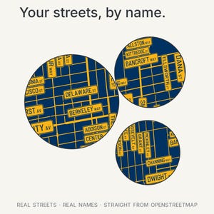 Berkeley map wall art — Listing image 03 — findstreet