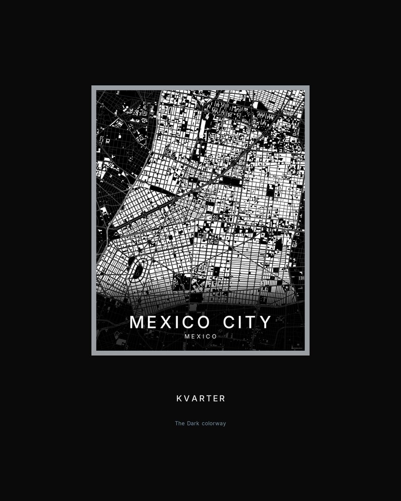 Mexico City map wall art — Listing image 09 — brand