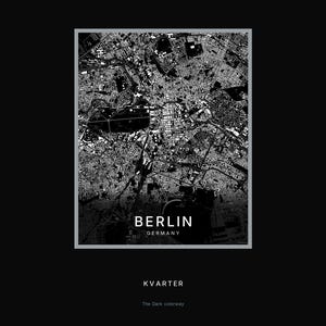Berlin map wall art — Listing image 08 — hero dark