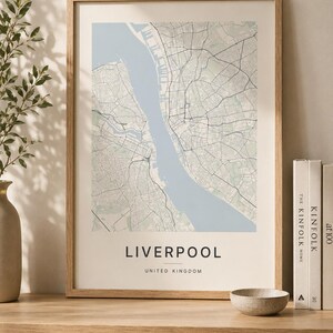 Liverpool map wall art — Listing image 04 — detail