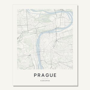 Prague map wall art — Listing image 03 — flat