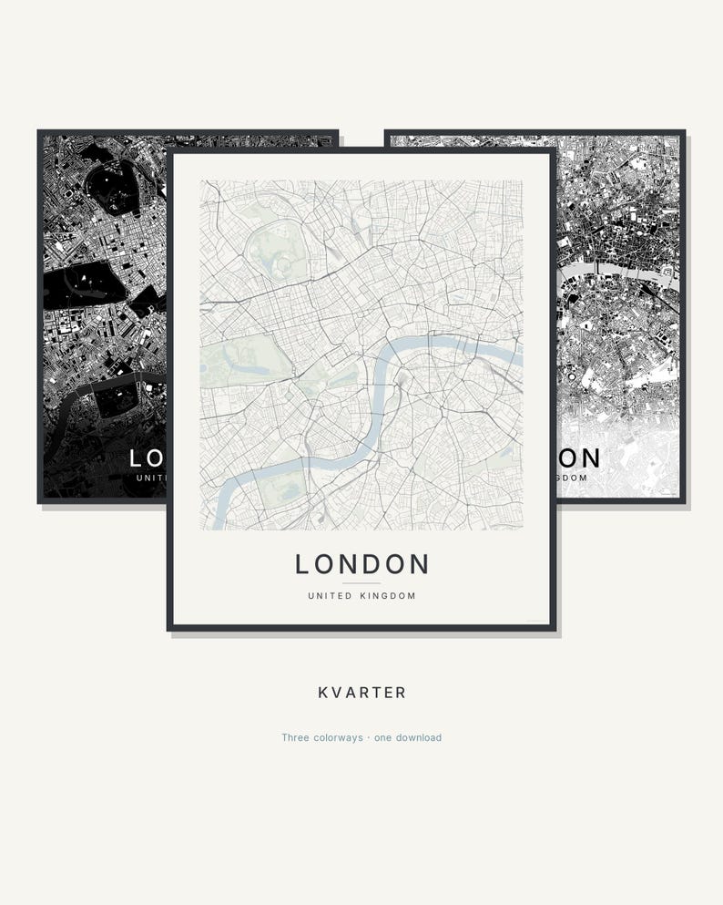 London map wall art — Listing image 01 — hero