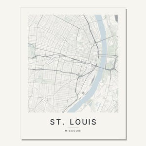 St. Louis map wall art — Listing image 03 — flat