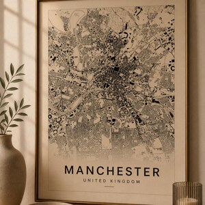 Manchester map wall art — Listing image 05 — whatyouget