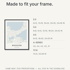 Madison map wall art — Listing image 07 — gallerywall