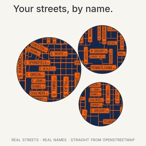 Champaign map wall art — Listing image 03 — findstreet